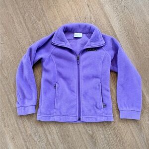Columbia Kids Purple Fleece Jacket